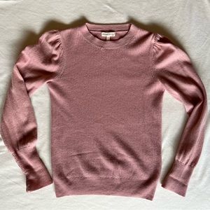 NEW Rebecca Taylor Crew Neck Cashmere Sweater S